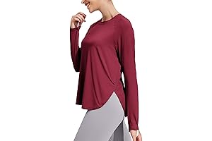 PINSPARK Women's Long Sleeve Shirt: The Perfect Loose Fit for Your Active Lifestyle