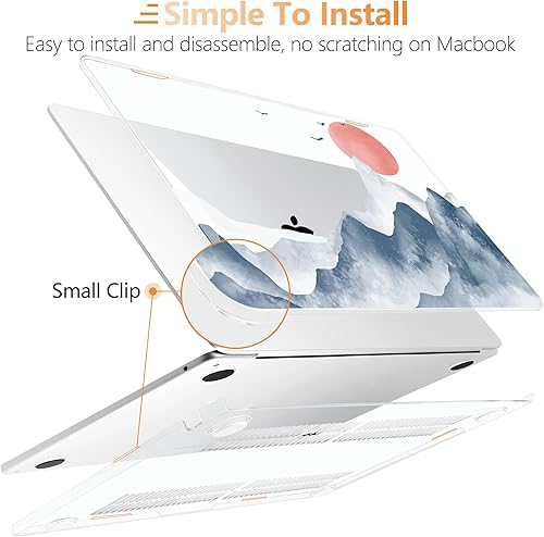 Miniatura 5 de Funda para MacBook Air de 15 pulgadas 2023 lanzada en 2023 A2941, carcasa rígida de plástico para MacBook Air de 15.3" M2, funda para laptop con
