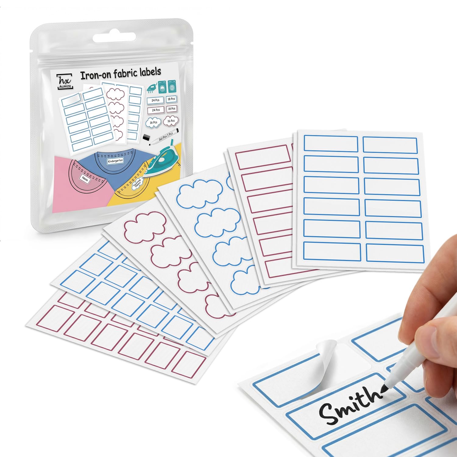 HX AURIZE Write-On Labels