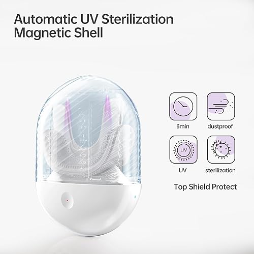 Miniatura 3 de KAVVO Kit de blanqueamiento dental Shell 2023 Muse Design Gold Ganador para dientes sensibles, LED de nivel médico, batería de larga duración,