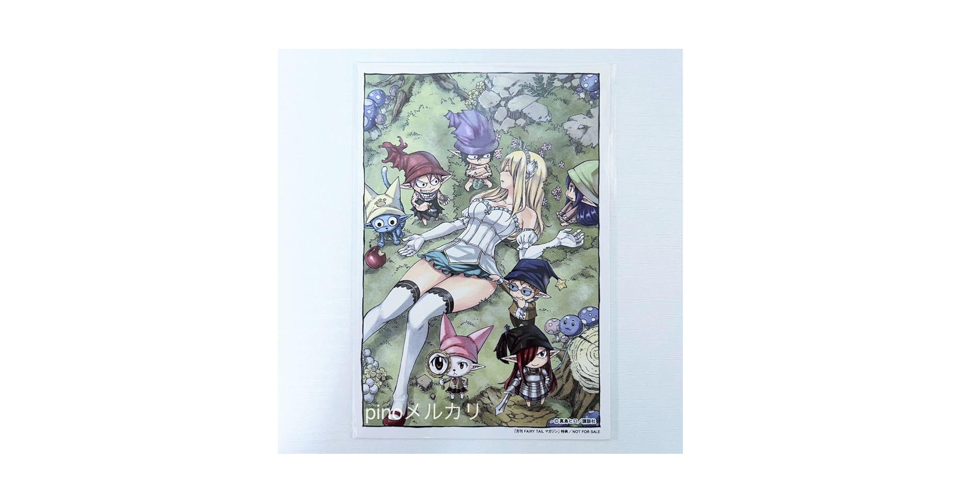 非売品　FAIRY TAIL ポストカード　ナツ　ルーシィ　グレイ　アニメ Amazon.co.jp: FAIRY TAIL ナツ ルーシィ グレイ エルザ