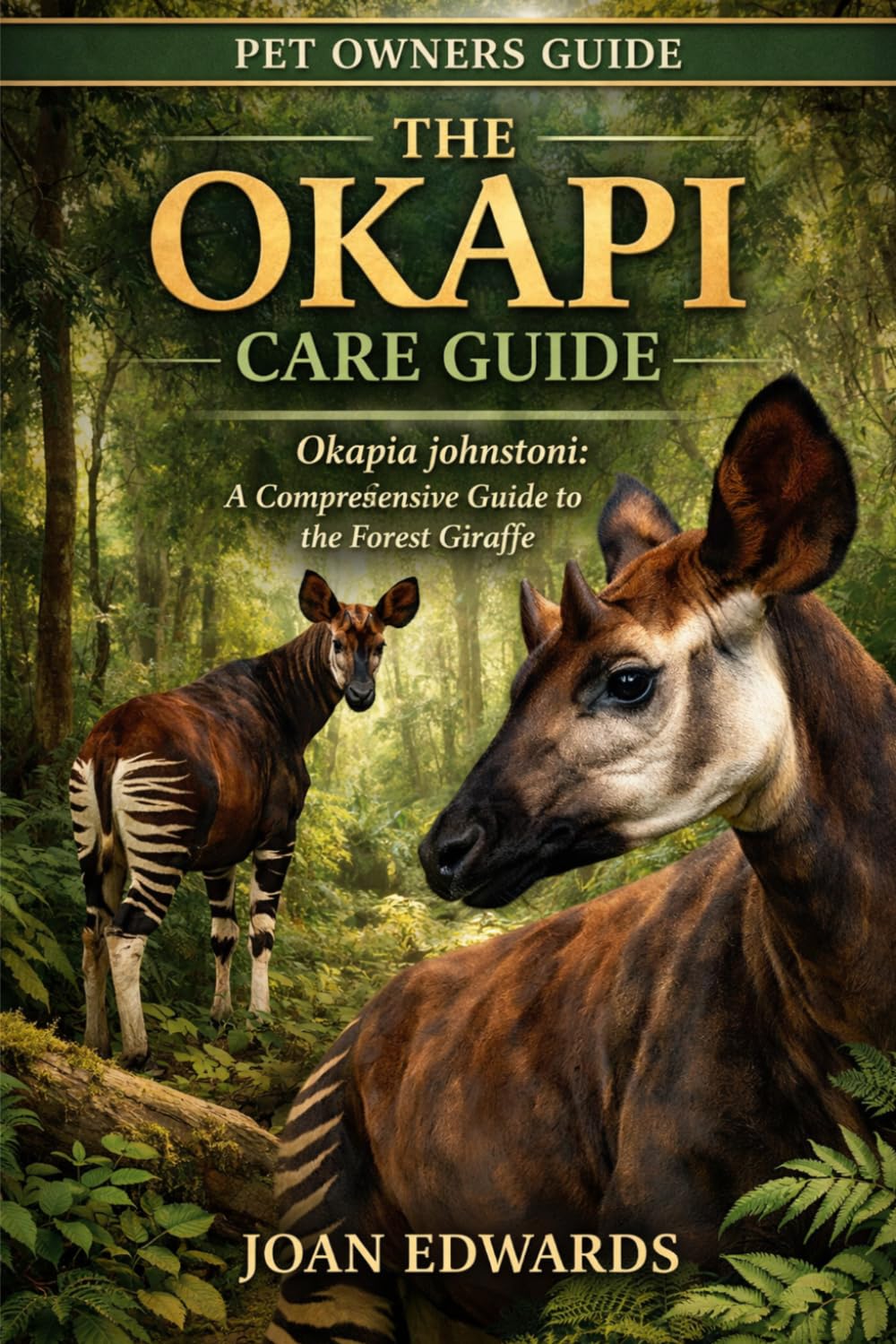 THE OKAPI CARE GUIDE: Okapia johnstoni: A Comprehensive Guide to the Forest Giraffe.