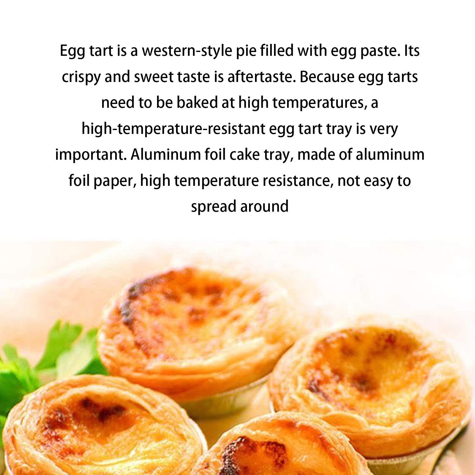 TOSSPER 20 stks Ei Tart Tin Aluminium Cupcake Mold