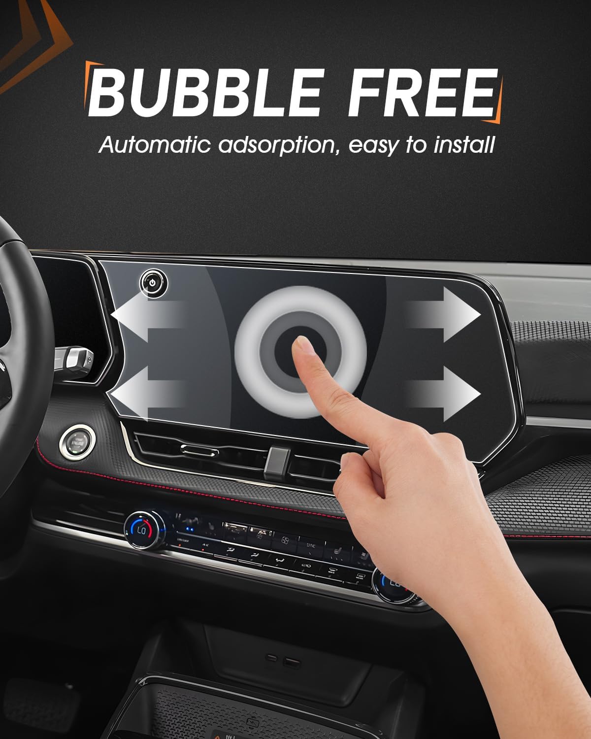 CDEFG For 2025 2026 Chevrolet Equinox Screen Protector - (2PCS) Matte Anti Glare Tempered Glass - Equinox 11.3 Inch Touchscreen & 11 Inch Instrument Accessories
