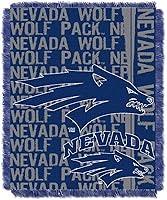 Vista 4 de Manta jacquard de triple tejido jacquard con licencia oficial de la NCAA "Double Play", 48 x 60 pulgadas, multicolor