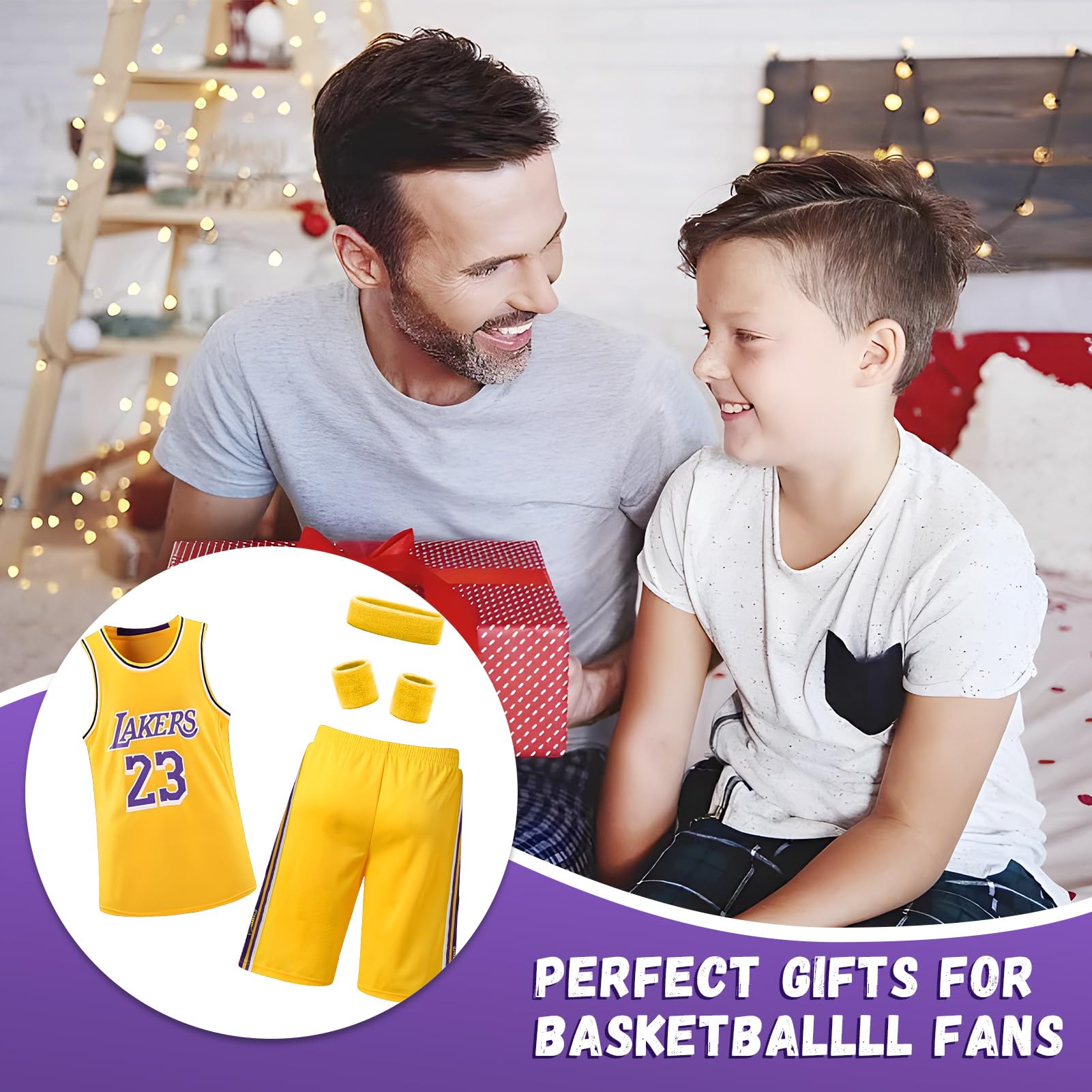 Camiseta y Pantalones Cortos de Baloncesto, Traje Sin Mangas de Baloncesto, Camiseta de Baloncesto para Niño, Conjunto Baloncesto Niños (FR/ES, Números, 130, 140, Regular, Amarillo)