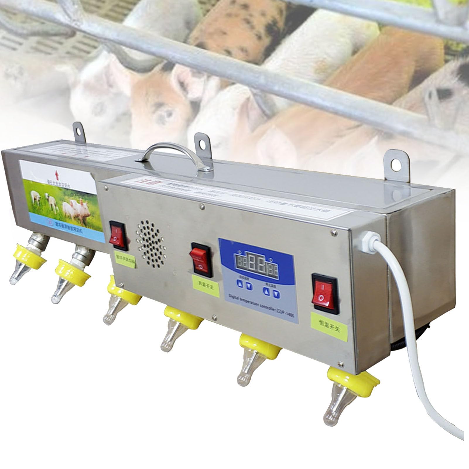 Tettarelle per agnelli, mangiatoie per suinetti, mangiatoie automatiche per gattini, tettarelle per vitelli, mangime per agnelli, maiali, attrezzature per l'allevamento di suini, mangiatoie