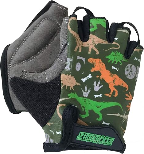 Miniatura 2 de ZippyRooz Guantes de bicicleta para niños pequeños y pequeños para bicicletas de equilibrio y pedal para edades de 1 a 8 años 8 diseños para niños y