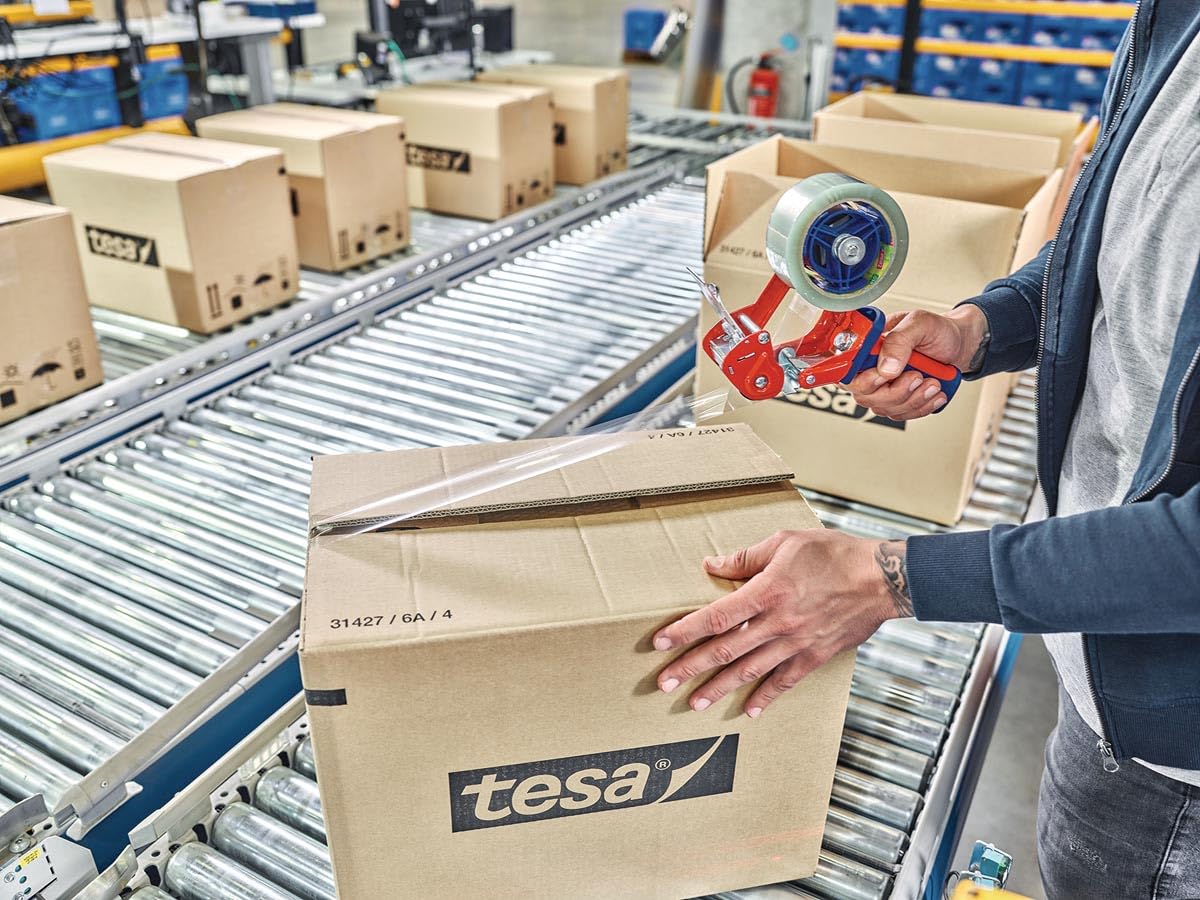 tesa Taśma klejąca 58297, Eco & Ultra mocna, 50 mm, 66 m, przezroczysta