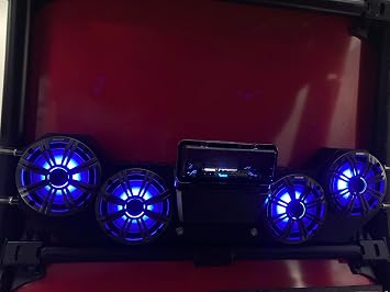 RZR PRO XP Sound Bar Tower Speakers Stereo Bluetooth Radio Razor - PROXPRGB