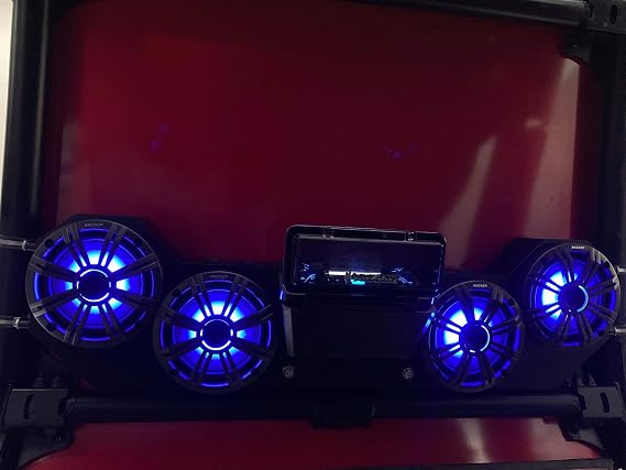 RZR PRO XP Sound Bar Tower Speakers Stereo Bluetooth Radio Razor - PROXPRGB