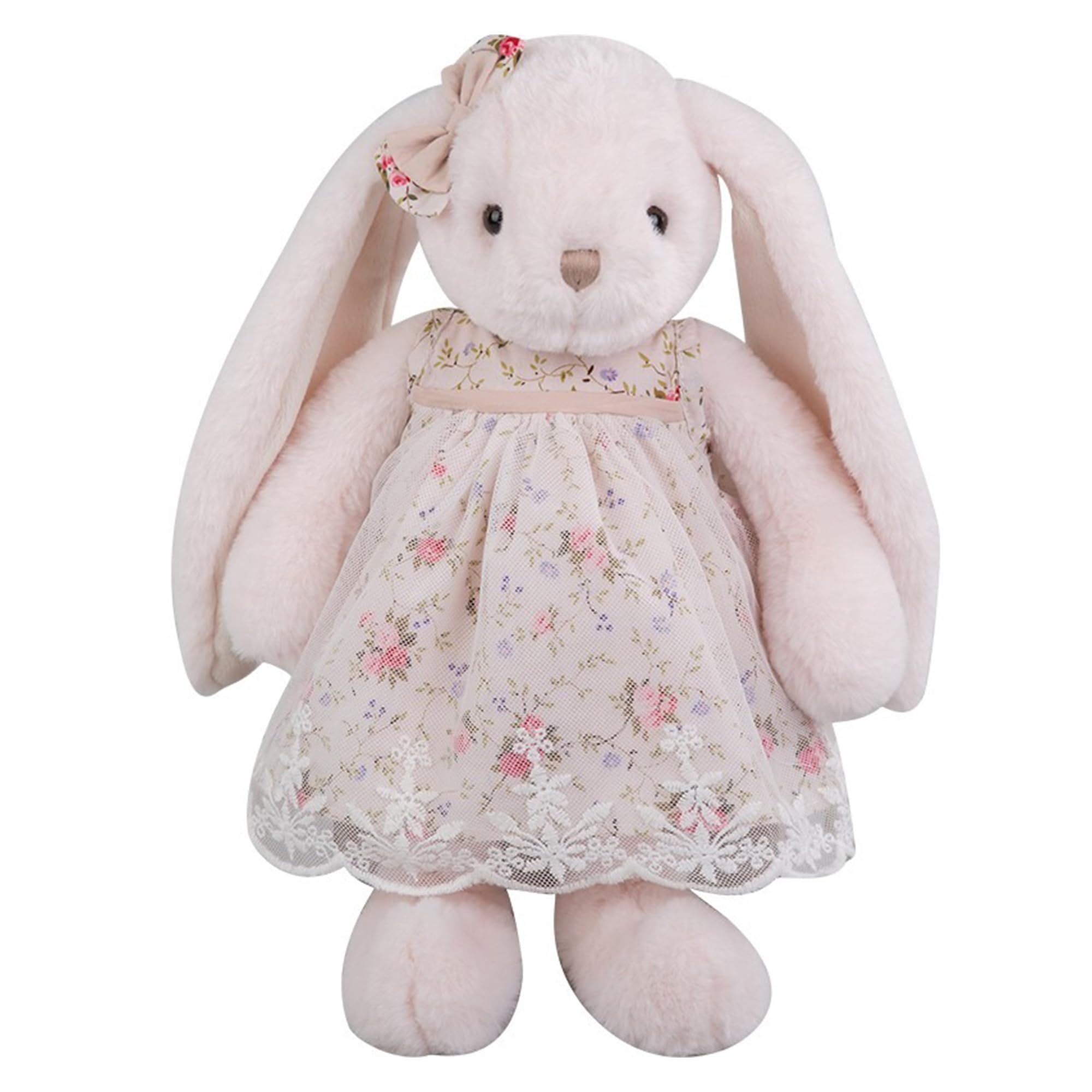 GABRIEL Plush Bunny Rabbit 30cm, Super Soft Cuddly Toy Teddy Stuffed Animal with Fluffy Soft Ears, Washable for Girls Boys, Kids & Adults, Birthday Valentines