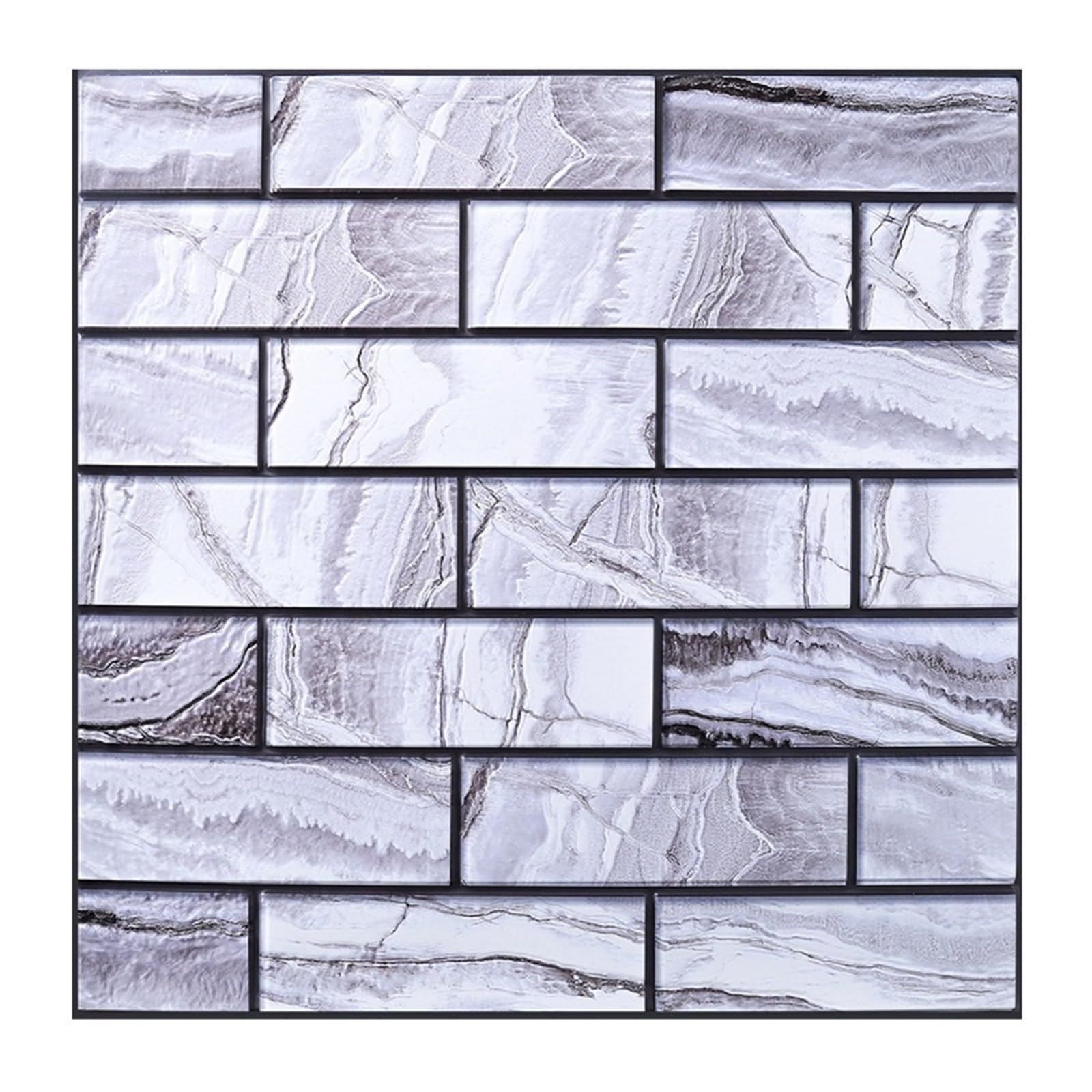 Papier peint autocollant brique 3D pour cacher un mur abîmé sans travaux longs ni peinture