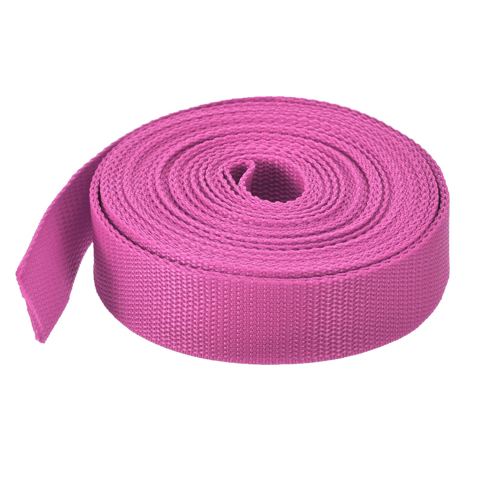 MECCANIXITY Lightweight Polypropylene Webbing Strap 1.5" 10 Yard Backpack Strapping Band Plum Red for Outdoor Luggage Cargo Straps