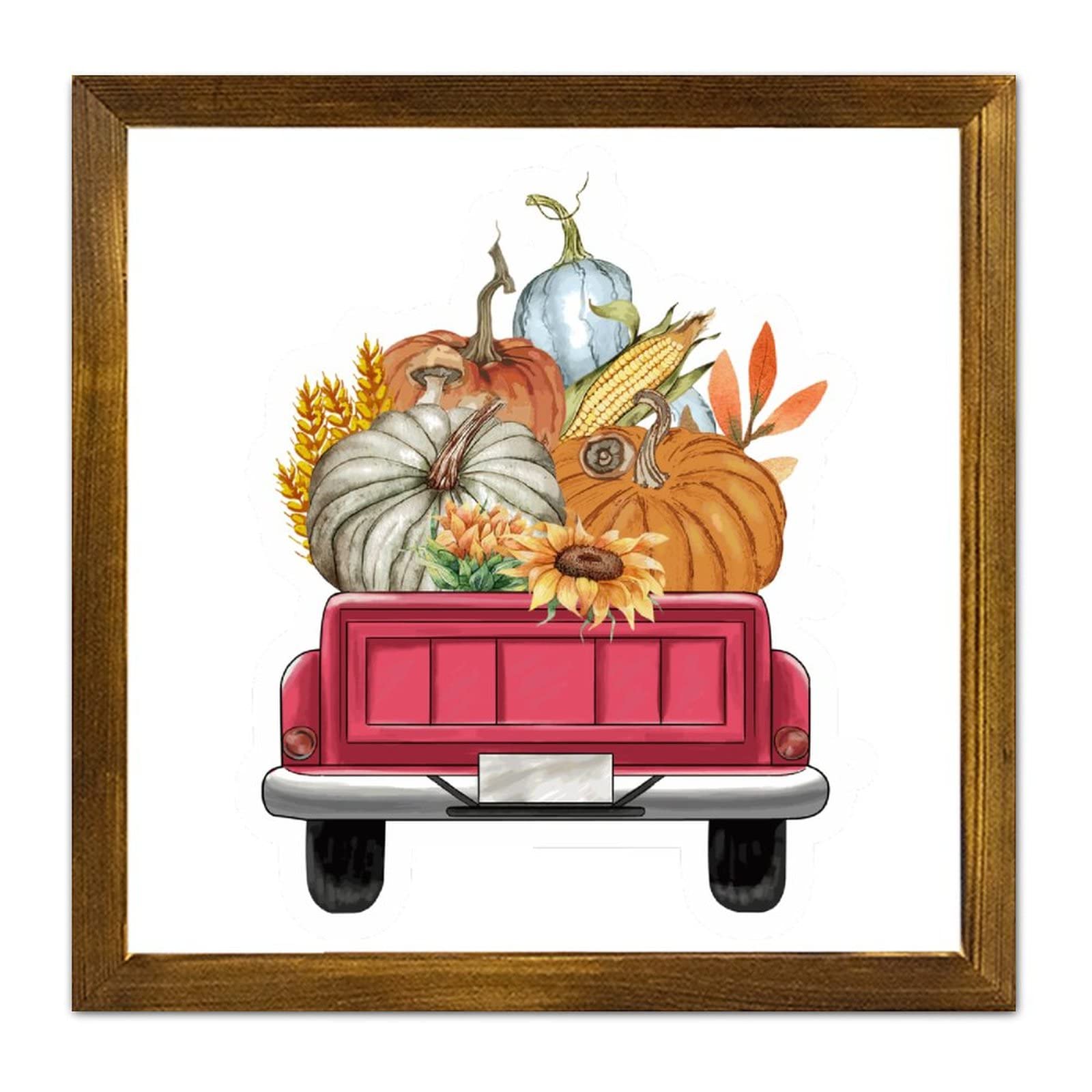 Décoration murale citrouille en bois pour réchauffer votre cuisine
