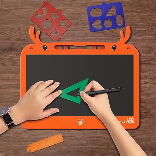 Miniatura 6 de BANGEL Tableta de escritura LCD para niños de 3 4 5 6 7 años de edad niñas almohadilla de dibujo electrónica colorida de 135 pulgadas juguete de