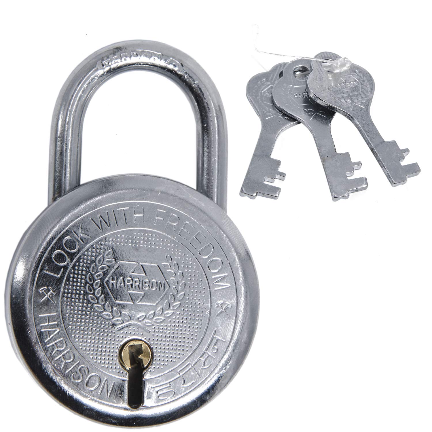 Harrison T-26/BCP-0272 Key Padlock (Silver Finish) | Padlock, Padlocks, Locks for Home, Locks for Main Door — Amazon image 12