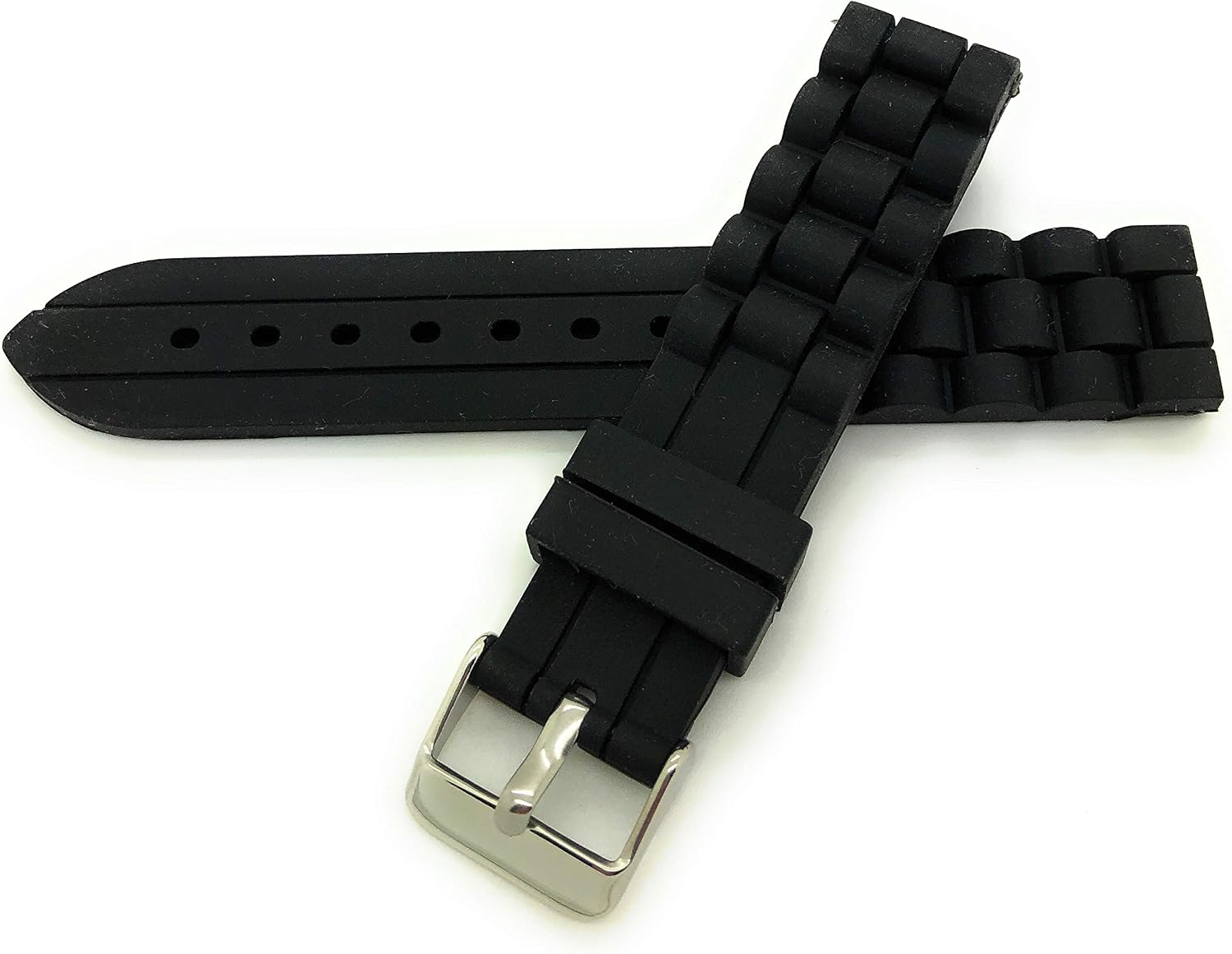 16mm 18mm 20mm Rubber Silicone Watch Band
