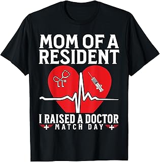 Mom of a Resident Residency Match Day Gifts Medical Student T-Shirt