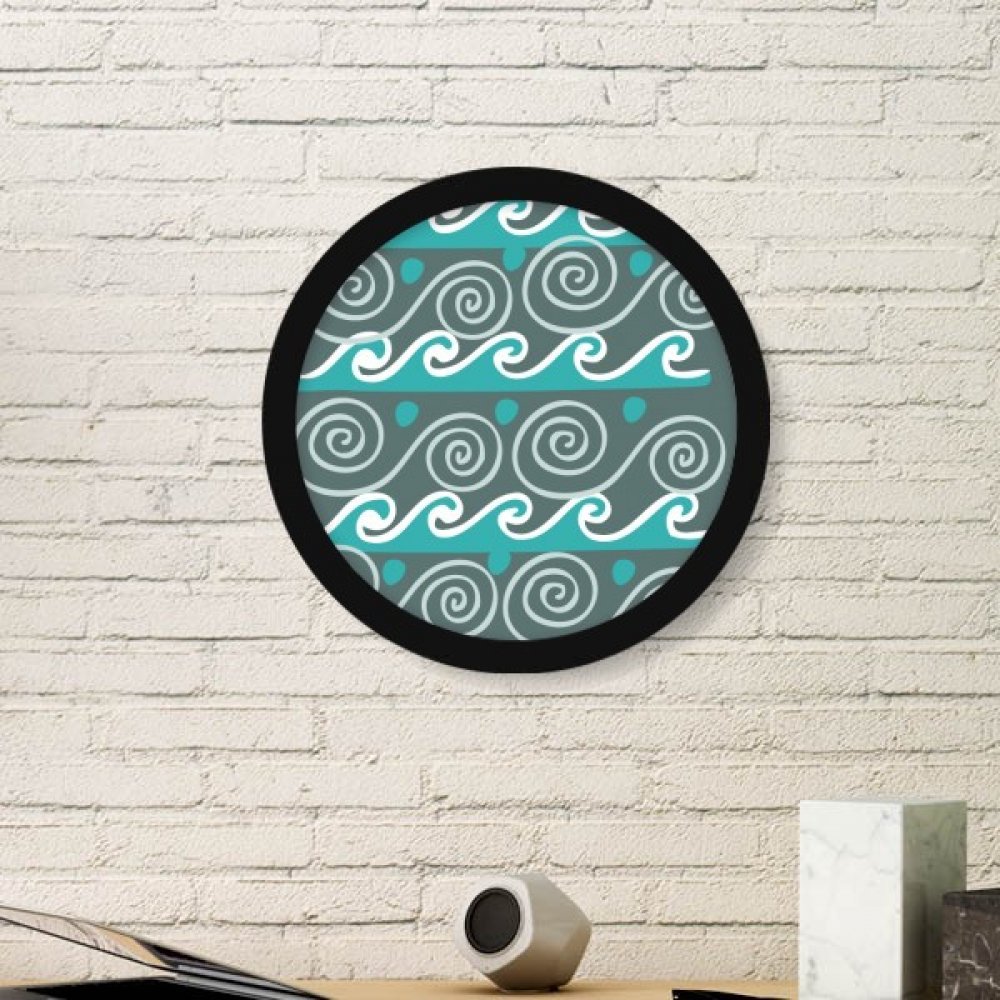 Cadre mexicain vagues bleues et totems pour sublimer votre salon moderne