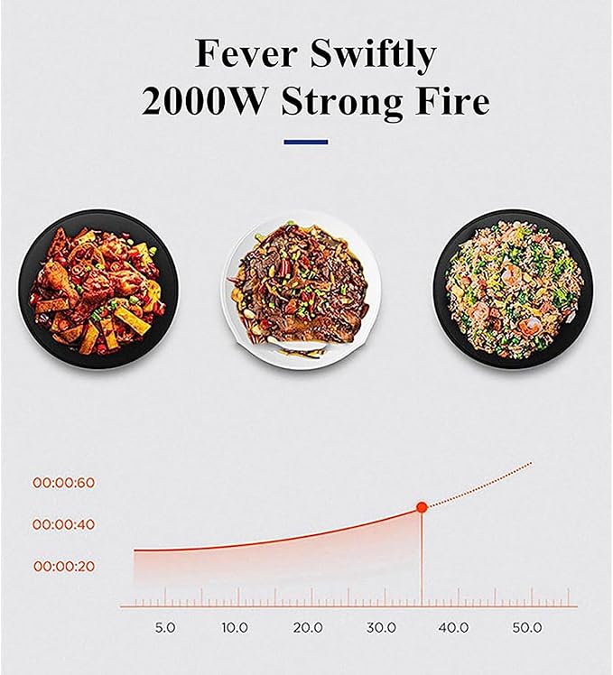 Máquina de Cocina Inteligente 6L, 3 Niveles de Potencia, Calentamiento 3D miniatura 3