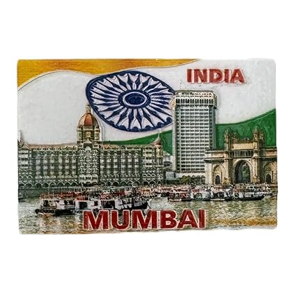 Buko Decorative Magnets Quirky Fridge Magnet Unique Collection with Playful Designs | Add a Splash of Style to Your Kitchen (Gateway of India)