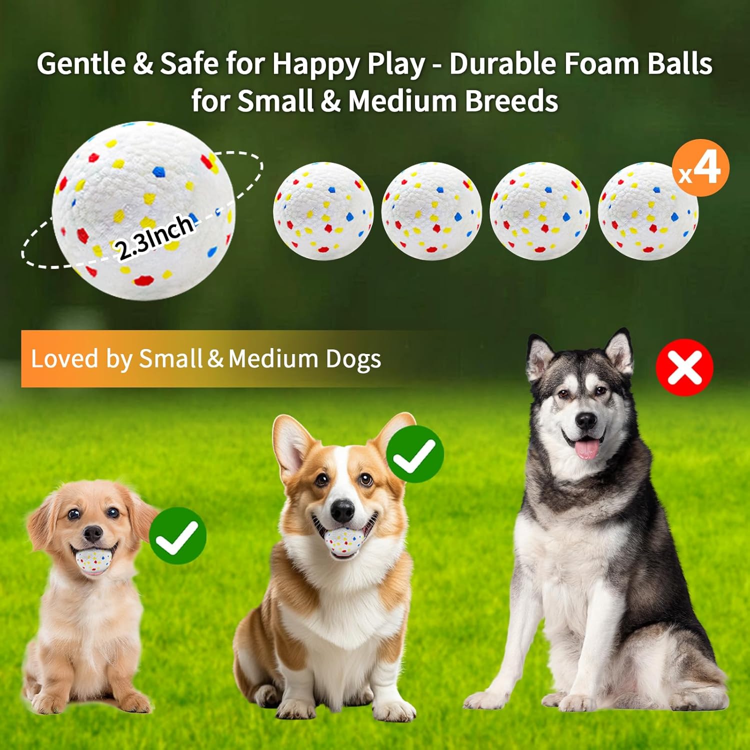 Automatic Dog Ball Launcher, Upgrade 2 in 1 Interactive 3 Adjustable Distances Dog Ball Thrower for Small Medium Large Dogs, Rechargeable Brain Training Paw-Activated Balls Launcher with 4 Balls