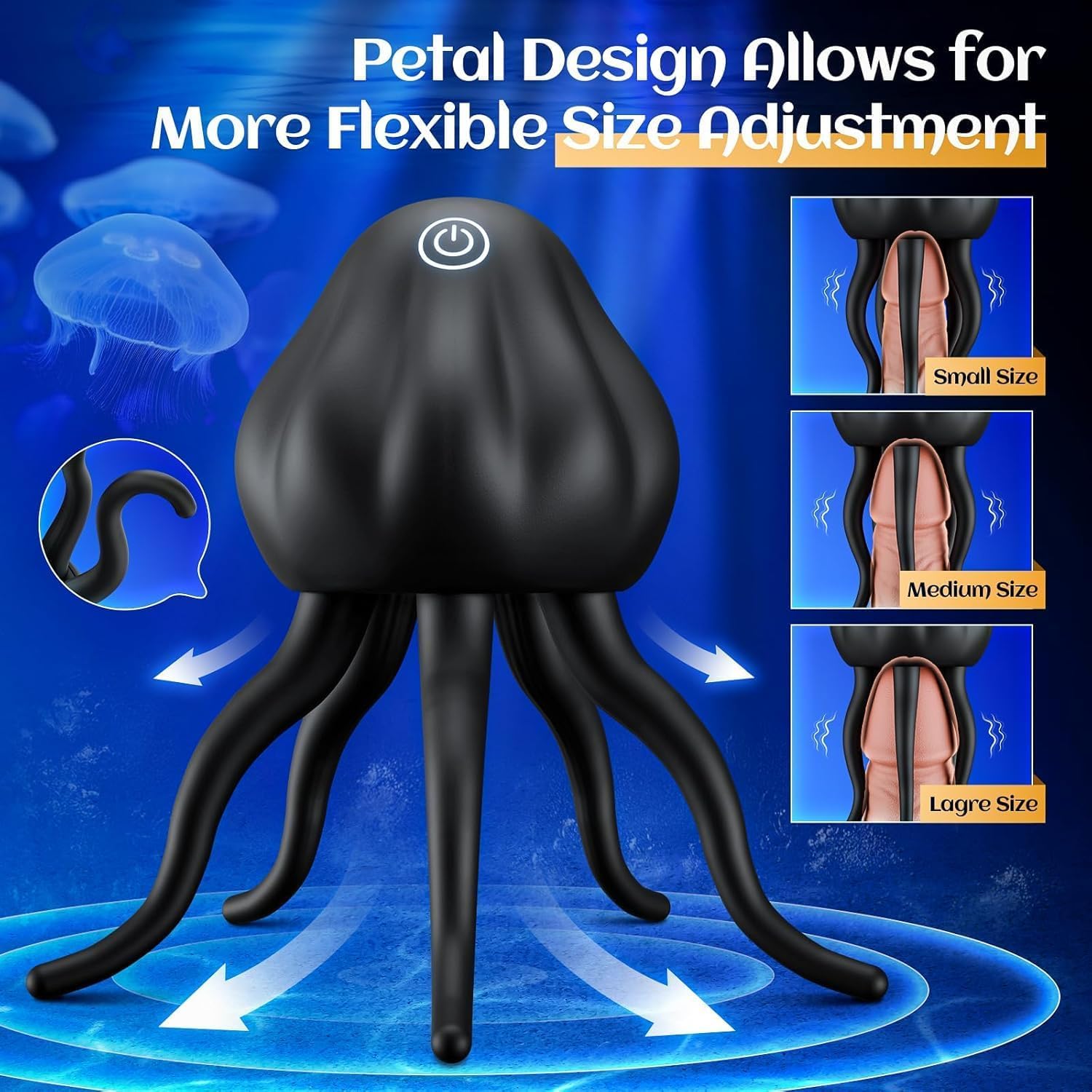 Male Sex Toys for Men Penis Vibrator - EINSEO Male Masturbator Stroker with 10 Vibrating Modes Wrapping Tentacle Mens Vibrator for Penis Clit Nipple Stimulation, Adult Sex Toy for Men Women Couples