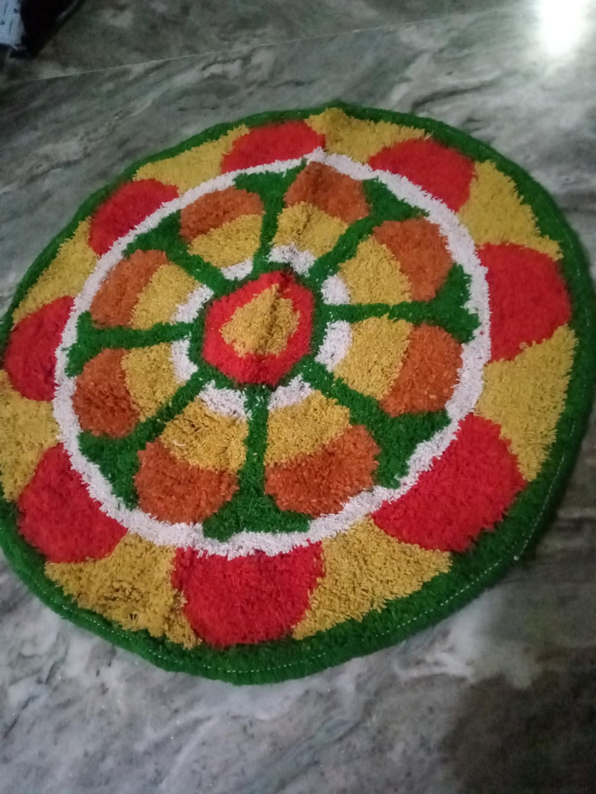 Trending Rangoli Mat Buy TRIVAK Super Soft Cotton Rangoli for Floor Mat/Bedroom/Living Room ...