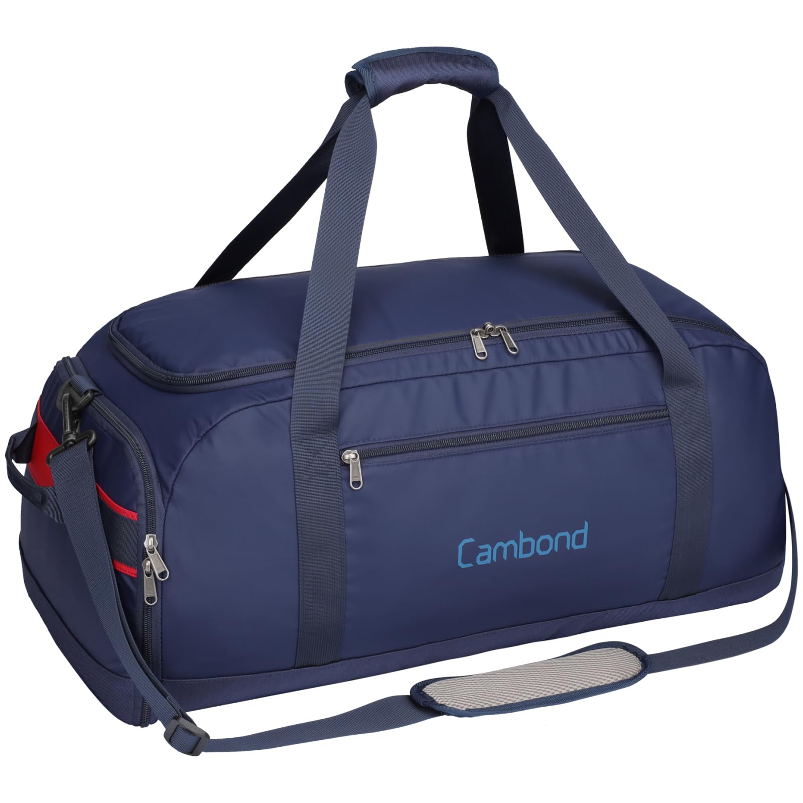 Cambond Airport Luggage Checked Bag - 60L Travel Duffle Bag for 4-5 Day Short Trip, Compact Foldable Travel Duffel Bags for Traveling with Shoe
