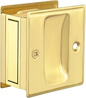 Vista 14 de HOMOTEK Paquete de 2 tiradores de privacidad para puerta, sin placa de interruptor, reemplaza los tiradores de paso viejos o dañados, 2-3/4 x 2-1/2