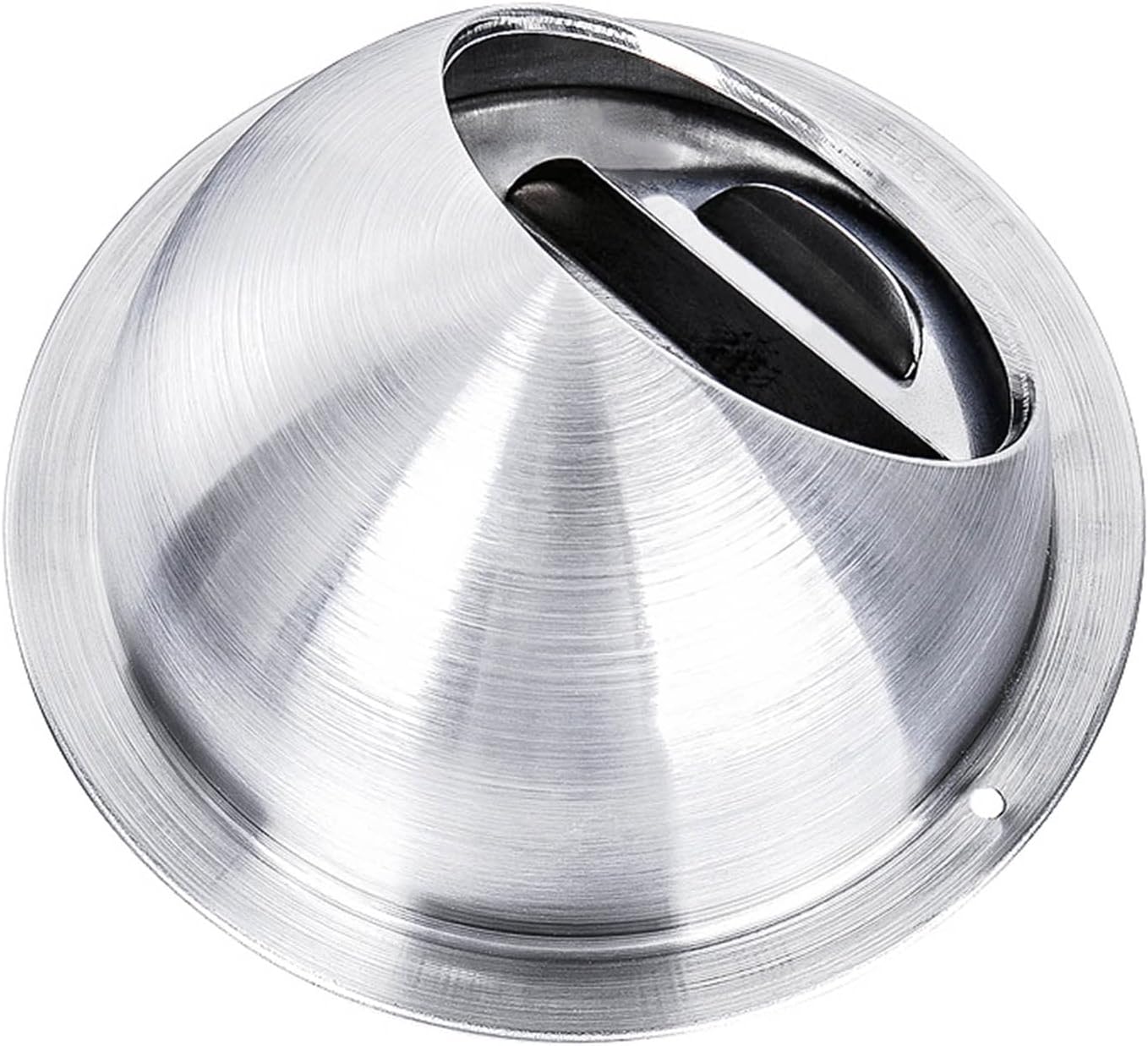 Kitchen Round External Extractor with Built-in Screen Mesh, 304 Stainless Steel Wall Air Soffit Vents, Weatherproof, Air Ventilation Outlet Hood for The External Wall Exhaust(Silver 6in/150mm)