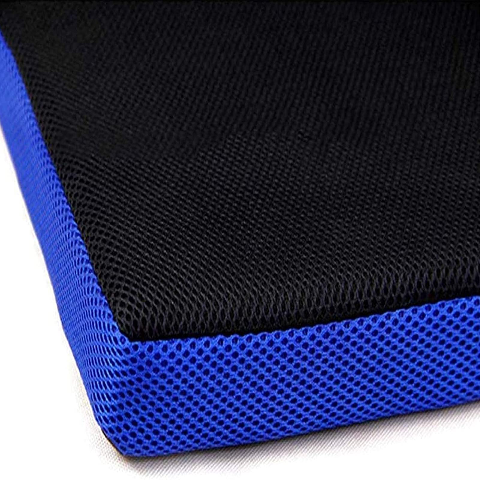 Cojín para silla de ruedas para alivio de presión, respaldo ergonómico de panal, tela Oxford transpirable, 16 x 17.7 x 1.6 pulgadas para mayor comodidad y apoyo