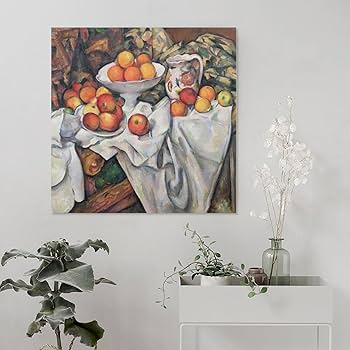 Amazon.co.jp: リンゴとオレンジ 1895-1900 ポール・セザンヌ作 壁掛け