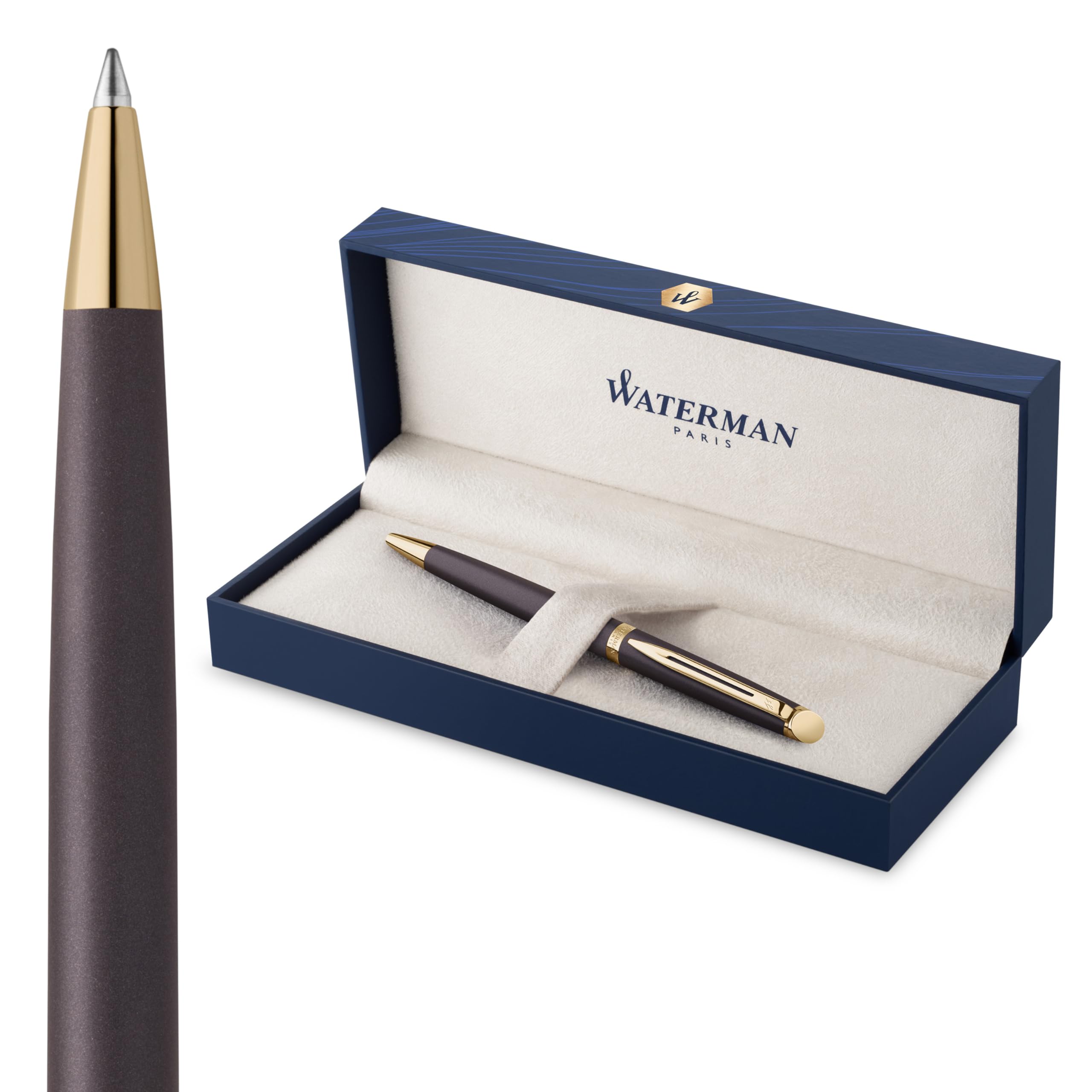 Amazon.com : Waterman Hémisphère Ballpoint Pen | Lava Black (The