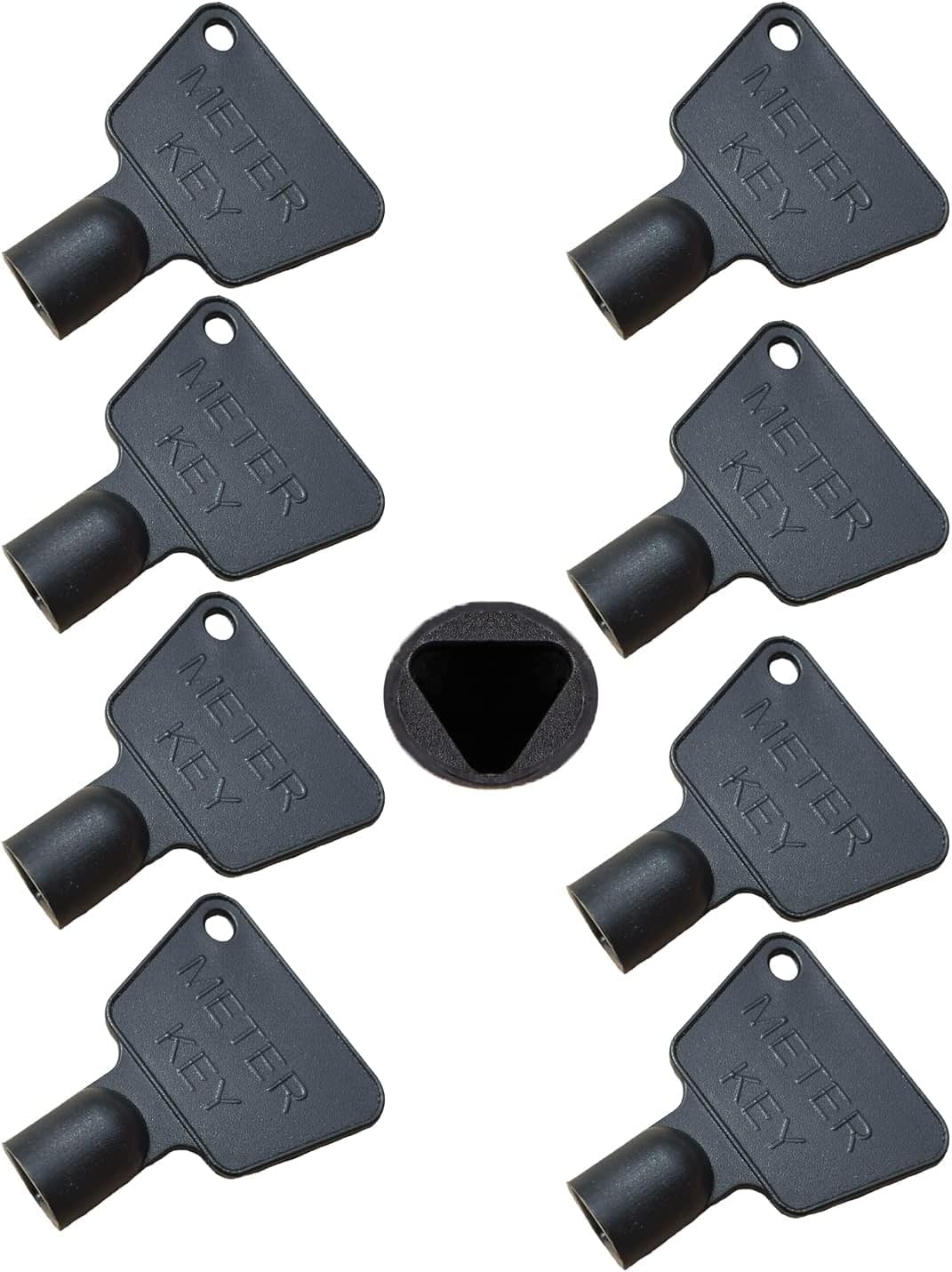 Gas Meter Box Key [8 Pack] Triangle Key Electric Box Key Utility
