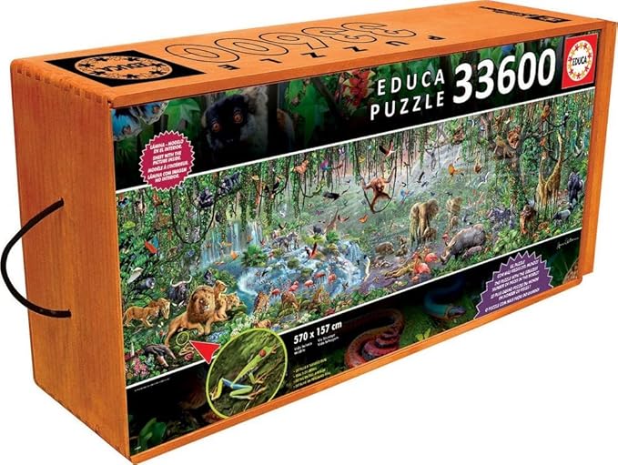 Puzzle Gigante XXL Vida Salvaje de 33,600 Piezas para Adultos