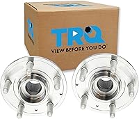 Vista 105 de Conjunto de buje y rodamiento de rueda trasera izquierda y derecha TRQ 2 piezas Compatible con Mazda CX-9 2007-2015 Todo Tracción