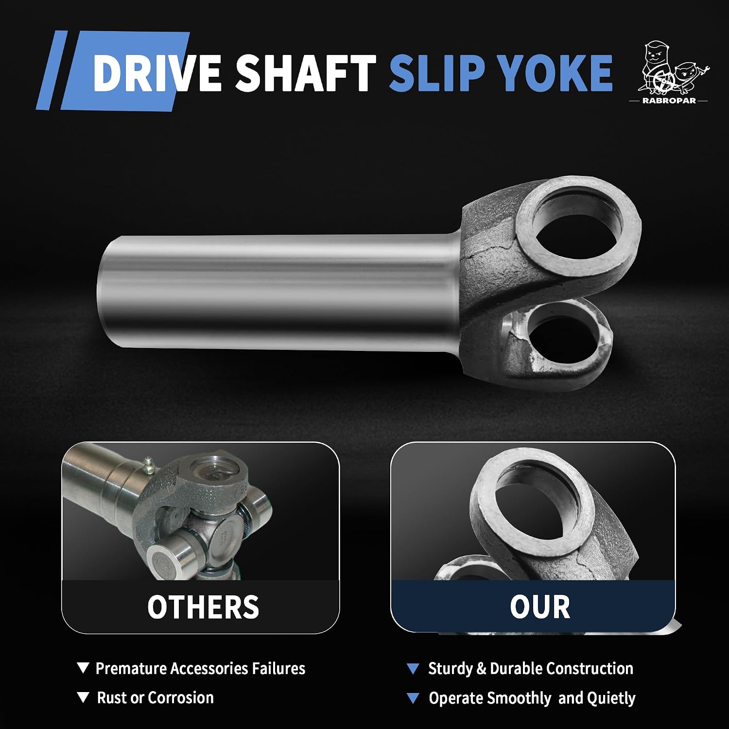 Drive Shaft Transmission Slip Yoke 3-3-5431X Trans Slip Yoke 1350 Series Compatible with Ford Lincoln Mercury 31 Spline