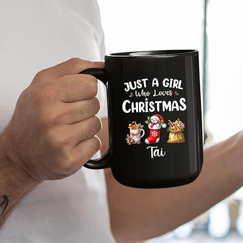 Vista 148 de Taza de café de Navidad personalizada con muñeco de nieve, taza de cerámica de Navidad, taza de Navidad personalizada con nombre, taza de Navidad