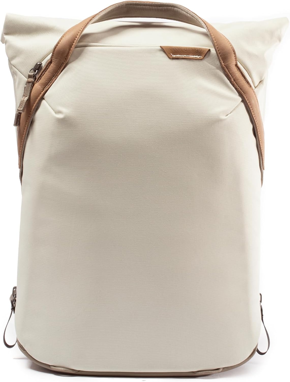Peak Design Everyday Totepack 20L, Bone, Weatherproof Shell, Top and Side Access, FlexFold Dividers, Laptop Sleeve, Internal Pockets, Backpack or Hand Carry, Versatile Tote Bag for Women and Men