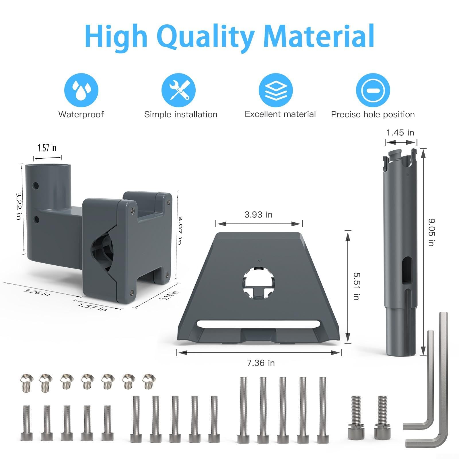 für starlink für gen3 Halterung RV Leiter Aluminium Verstellbar