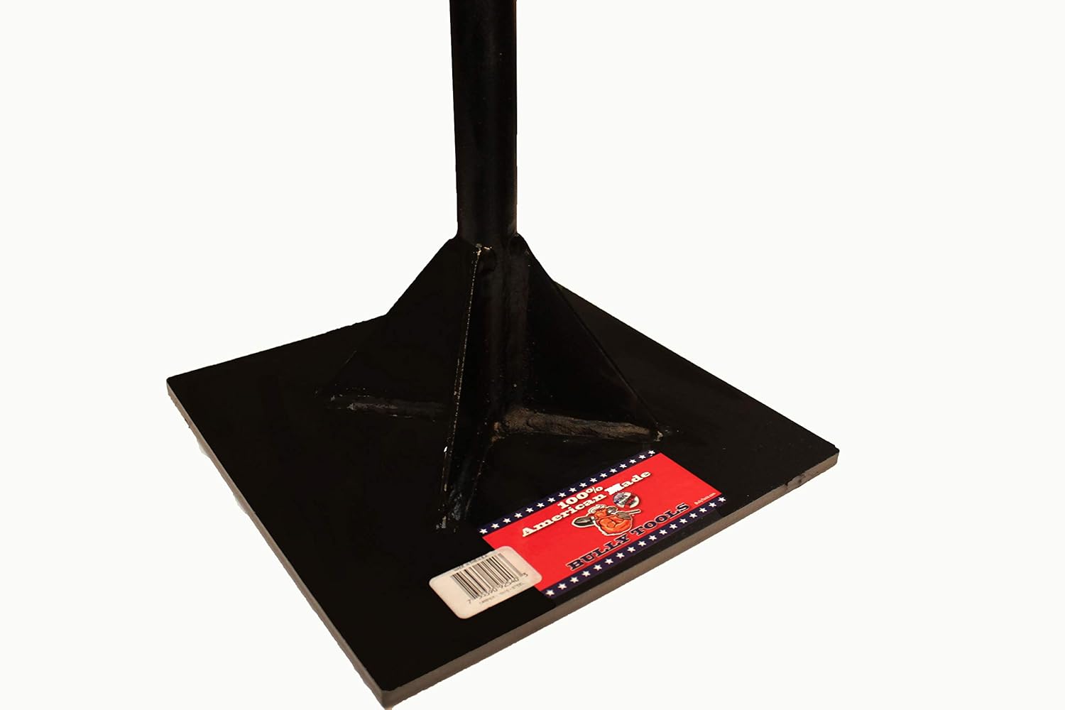 Bully Tools Hand Tamper Tool - Heavy-Duty Thick Steel Plate with Steel Handle for Compacting Dirt, Gravel, and Concrete - Ideal for Landscaping, Gardening, Paver Base, and Leveling - 49.25-Inch