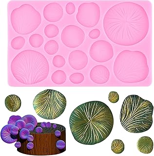Fungi Fondant Molds Mushroom Silicone Molds For Cake Decoration Cupcake Topper Chocolate Candy Gum Paste Polymer Clay