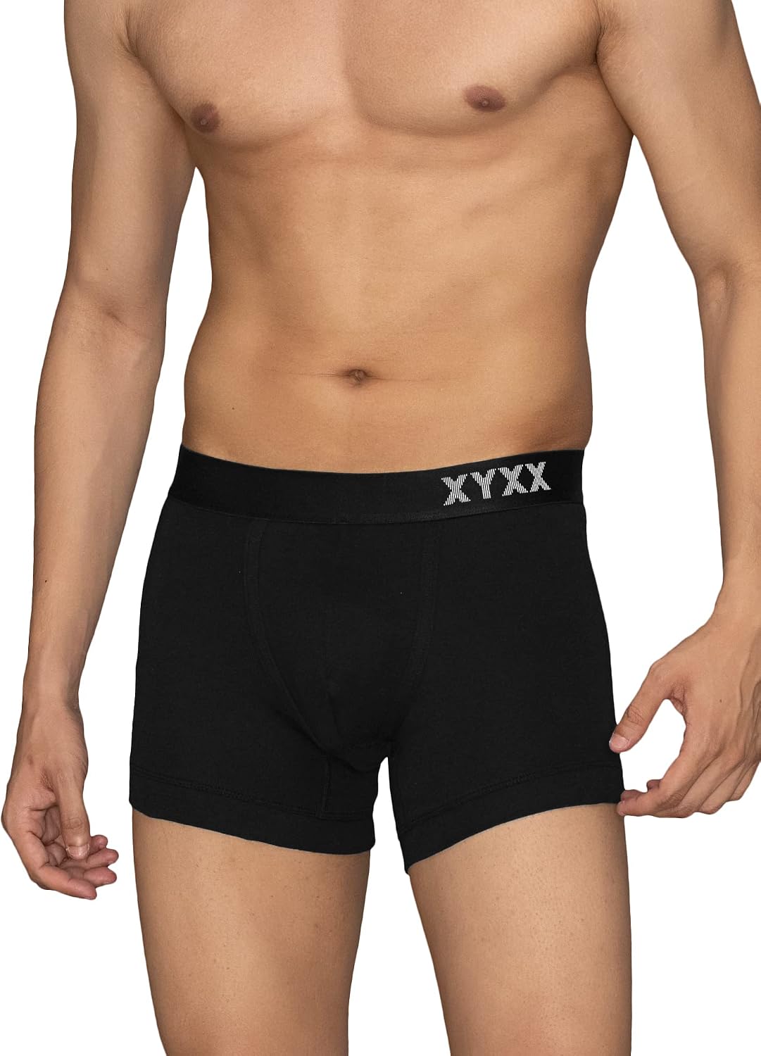 XYXX 4 Pack Mens 100% Cotton Super Combed Boxer Shorts Boxer Shorts Solid Antimicrobial No Streak Casual Boxer Shorts