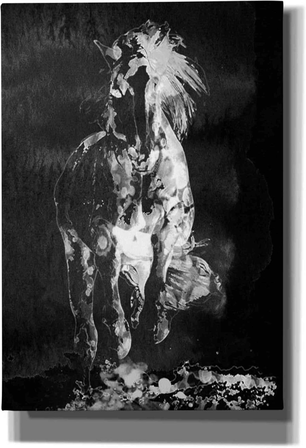 Epic Graffiti 'Wild Running Horse 3' by Irena Orlov, Canvas Wall Art, 12"x18"