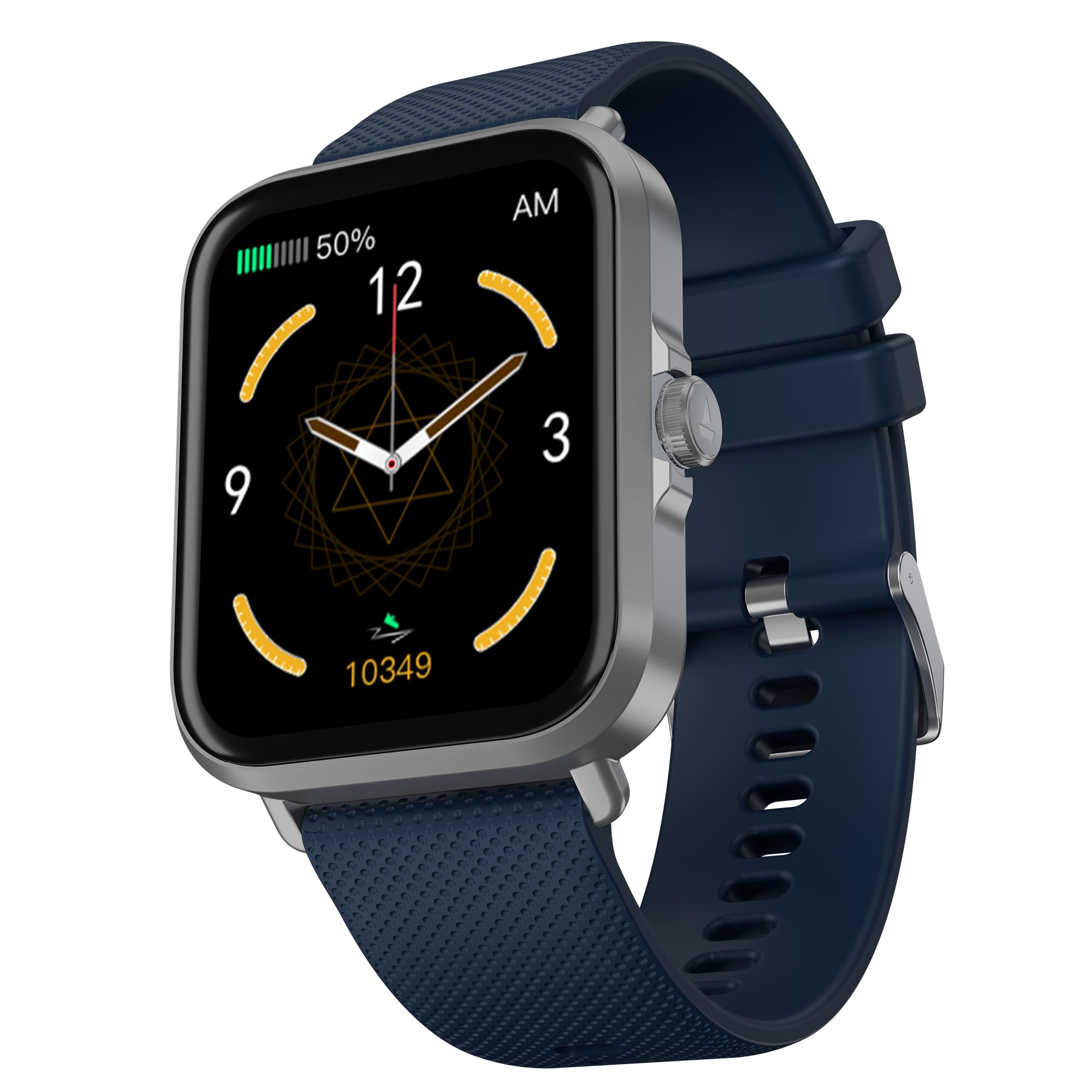 boAt Storm Infinity w/21 Days Extensive Battery Life, BT Calling, Huge 550mAh Battery, Fast Charge, 1.83” (4.65cm) Display, HR, SpO2 & Sleep Tracking, Smart Watch for Men & Women (Deep Blue)