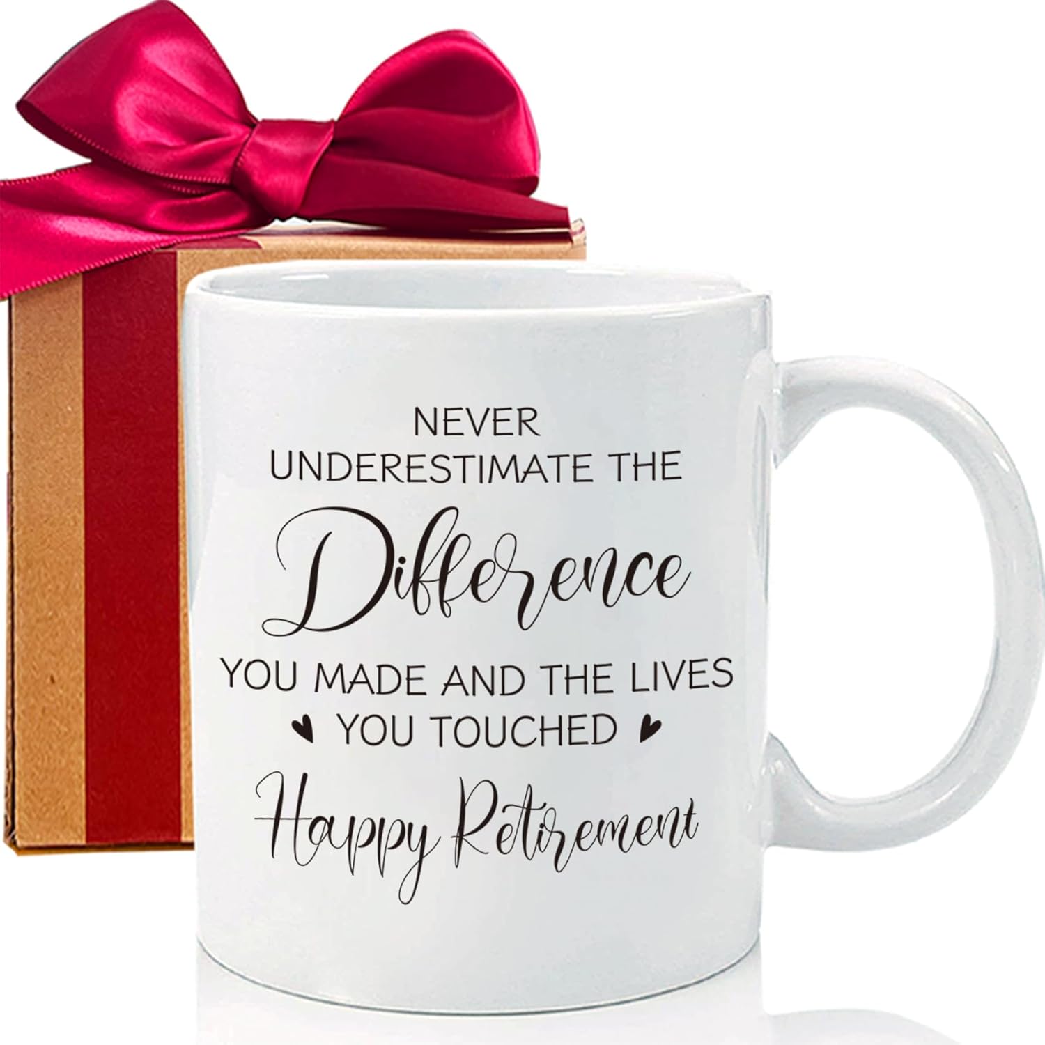 Happy Retirement Mug Gifts for Men & Women - Farewell Present for Boss, Manager or Coworker - Office Goodbye Gift for Retiring Colleagues - 11oz Ceramic Cup -276