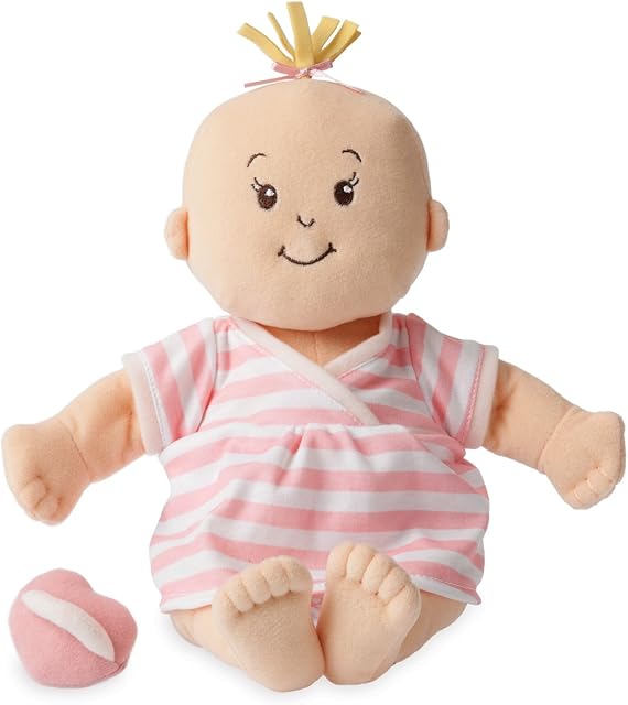 Manhattan Toy Stella Soft First Baby Doll, Peach