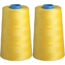Connecting Threads Black 2 Cones x 5000yd 100% Cotton Serger Thread